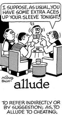 کلمات گیج کننده (4) تفاوت allude با elude- allude