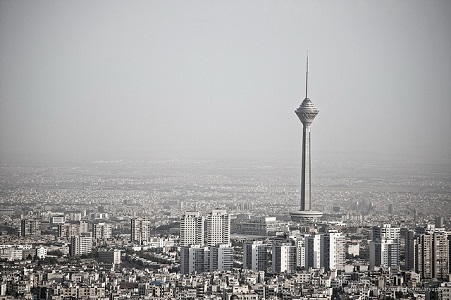 conspicuous برج مبلاد در تهران